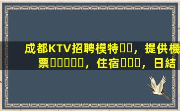成都KTV招聘模特，提供機票，住宿，日結